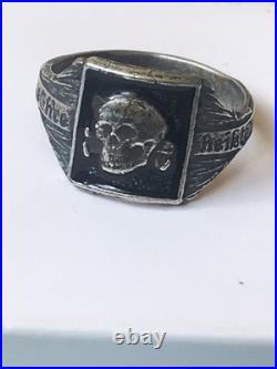 German silver ring. World War II