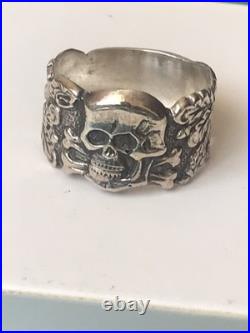 German silver ring. World War II