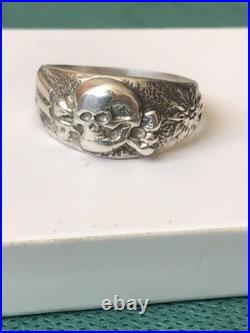 German silver ring. World War II