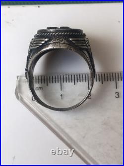 German silver ring. World War II