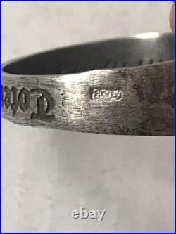 German silver ring. World War II