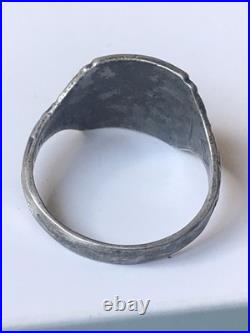 German silver ring. World War II