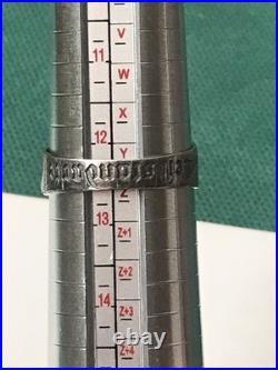 German silver ring. World War II