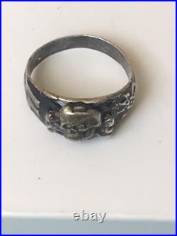 German silver ring. World War II