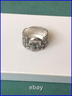 German silver ring. World War II