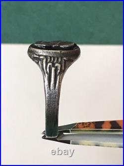 German silver ring. World War II