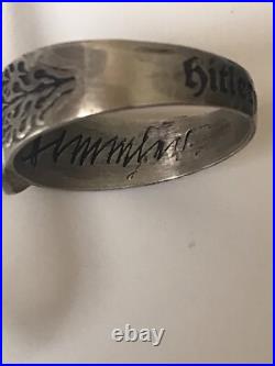 German silver ring. World War II
