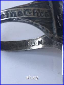 German silver ring. World War II