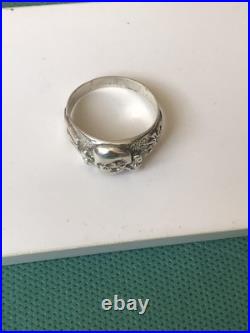 German silver ring. World War II