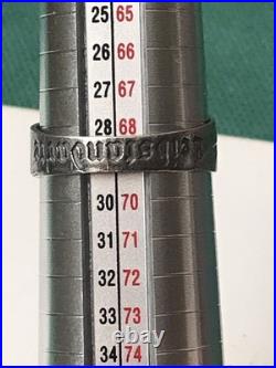 German silver ring. World War II