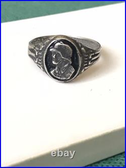 German silver ring. World War II