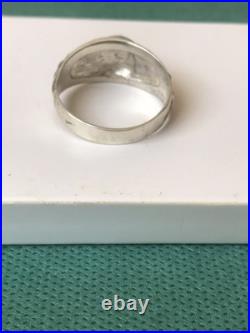 German silver ring. World War II