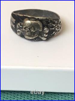 German silver ring. World War II