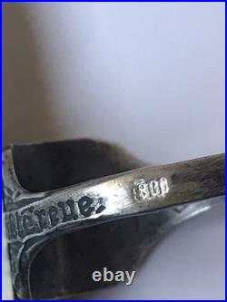 German silver ring. World War II