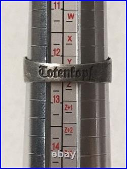 German silver ring. World War II