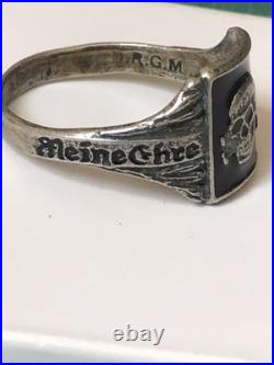 German silver ring. World War II