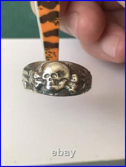 German silver ring. World War II