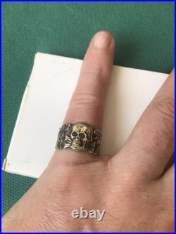 German silver ring. World War II