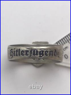 German silver ring. World War II