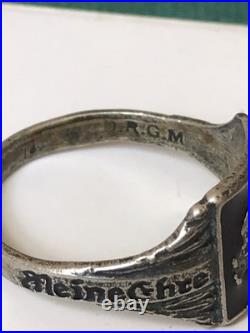 German silver ring. World War II