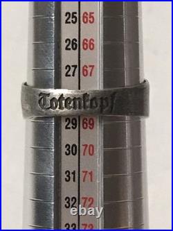 German silver ring. World War II