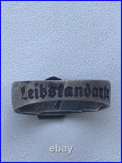 German silver ring. World War II