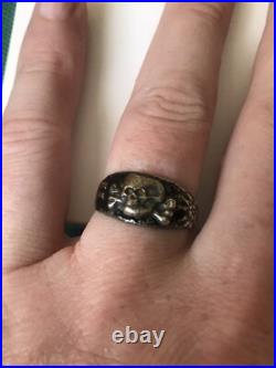 German silver ring. World War II