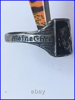 German silver ring. World War II