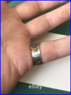 German silver ring. World War II