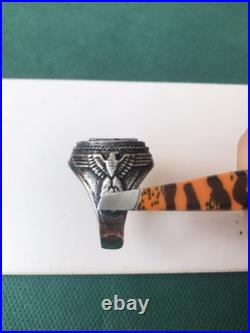 German silver ring. World War II