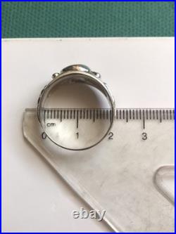 German silver ring. World War II