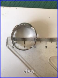 German silver ring. World War II