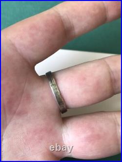 German silver ring. World War II