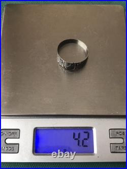 German silver ring. World War II