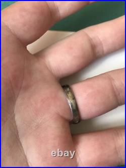 German silver ring. World War II