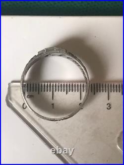 German silver ring. World War II