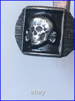 German silver ring. World War II