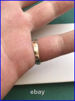 German silver ring. World War II