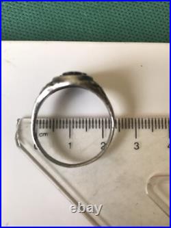 German silver ring. World War II