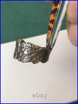 German silver ring. World War II