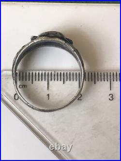 German silver ring. World War II