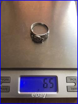 German silver ring. World War II