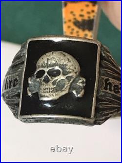 German silver ring. World War II