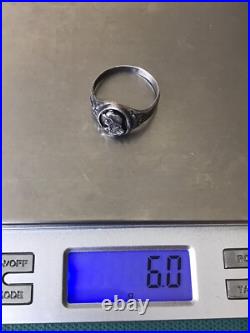German silver ring. World War II