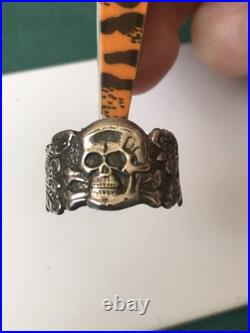 German silver ring. World War II