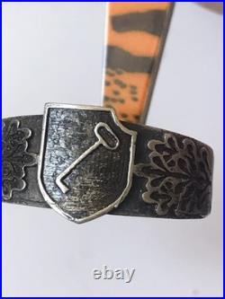 German silver ring. World War II