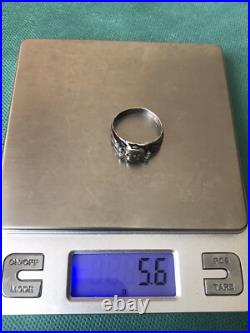 German silver ring. World War II