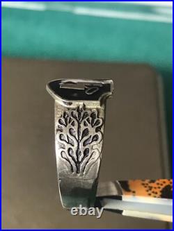 German silver ring. World War II
