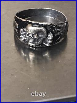 German silver ring. World War II