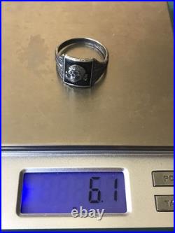 German silver ring. World War II